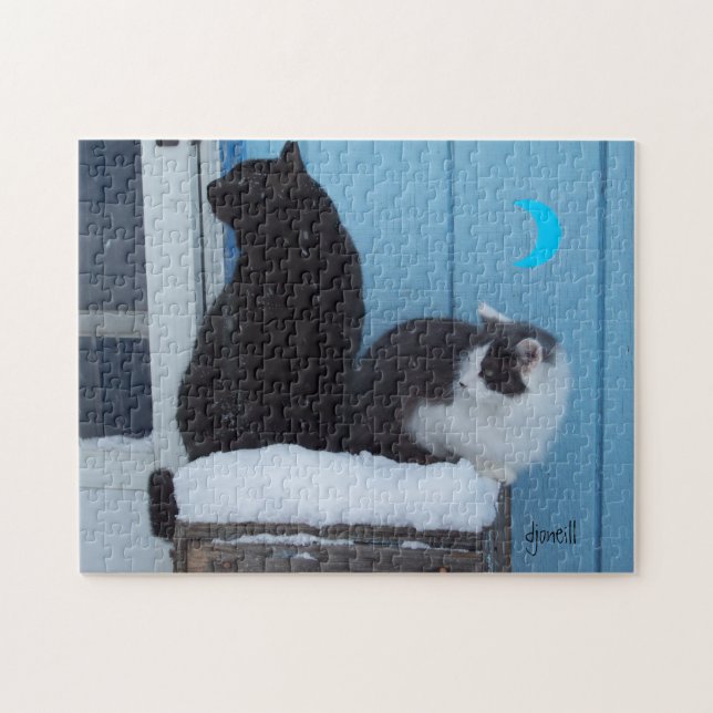 Another Storm Coming Cat Meme Jigsaw Puzzle (Horizontal)