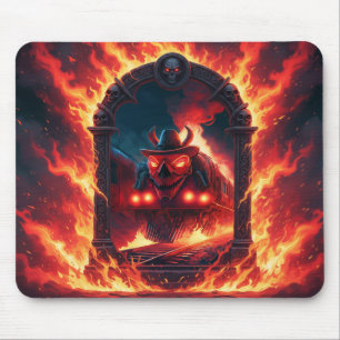 Another Train On The Highway To Hell Mouse Pad