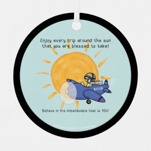 Another Trip Around the Sun Metal Tree Decoration