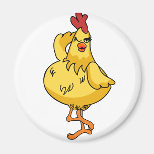 Another very silly Chicken Magnet