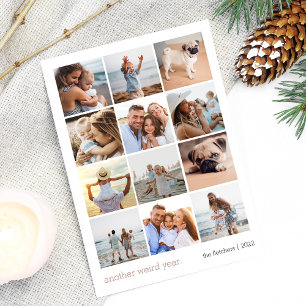 Another Weird Year Year in Review Photo Collage Holiday Card