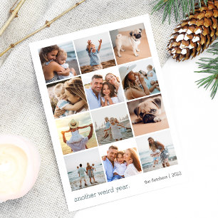 Another Weird Year Year in Review Photo Collage Holiday Card