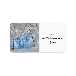 another winter wonderland label