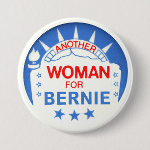 Another Woman for Bernie 7.5 Cm Round Badge