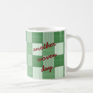 Another Woven Day Green Coffee Mug