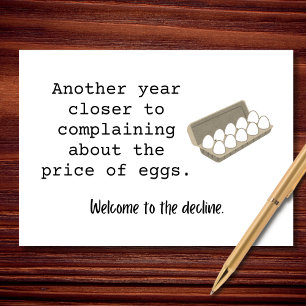 Another Year Another Complaint Birthday Card