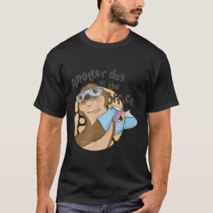 Anotter Day in Office Funny Otter Gifts Chemistry T-Shirt