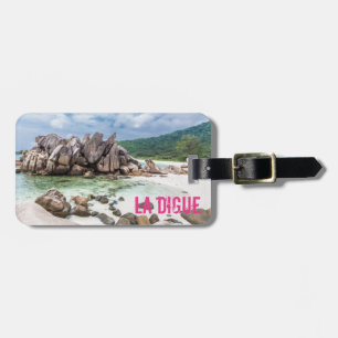 Anse Cocos Seychelles La Digue Beach gift Luggage Tag