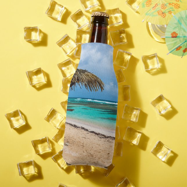 Anse des Rochers beach Bottle Cooler (In Situ Summer)