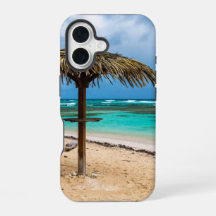 Anse des Rochers beach iPhone 16 Case