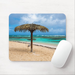 Anse des Rochers beach Mouse Pad