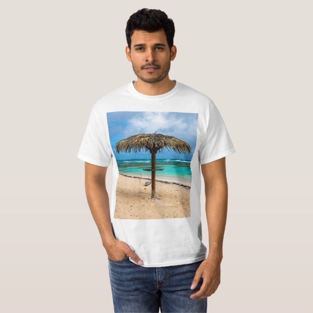 Anse des Rochers beach T-Shirt (Front Full)
