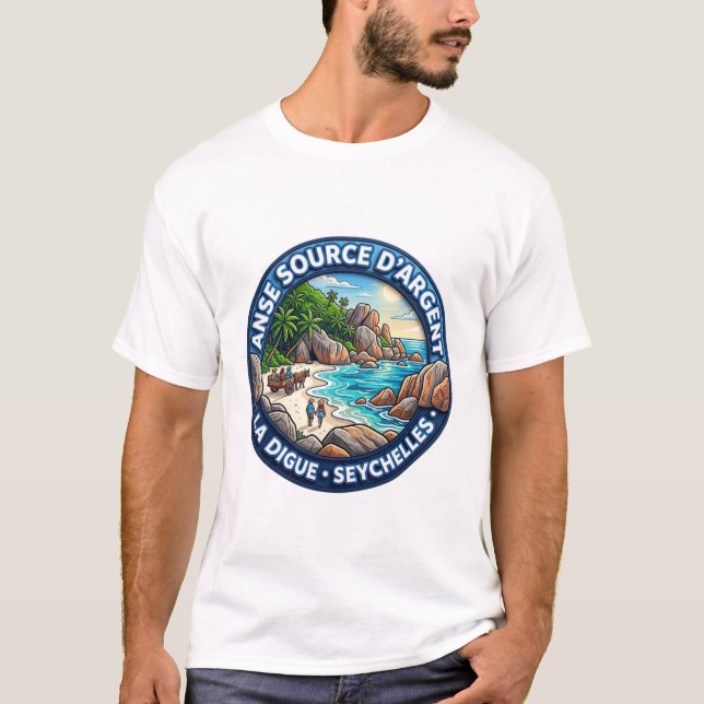 ANSE SOURCE D'ARGENT SEYCHELLES T-Shirt (Front)