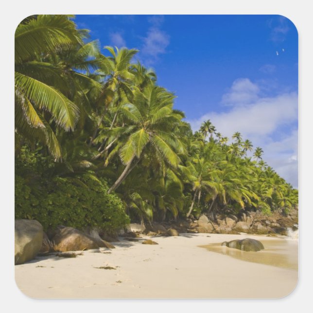 Anse Victorin Beach 3 Square Sticker (Front)