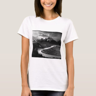 Ansel Adams The Tetons and the Snake River 1942 T-Shirt