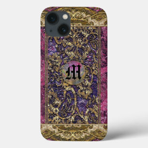 Anselme Kean Victorian Monogram Tough iPhone 13 Case