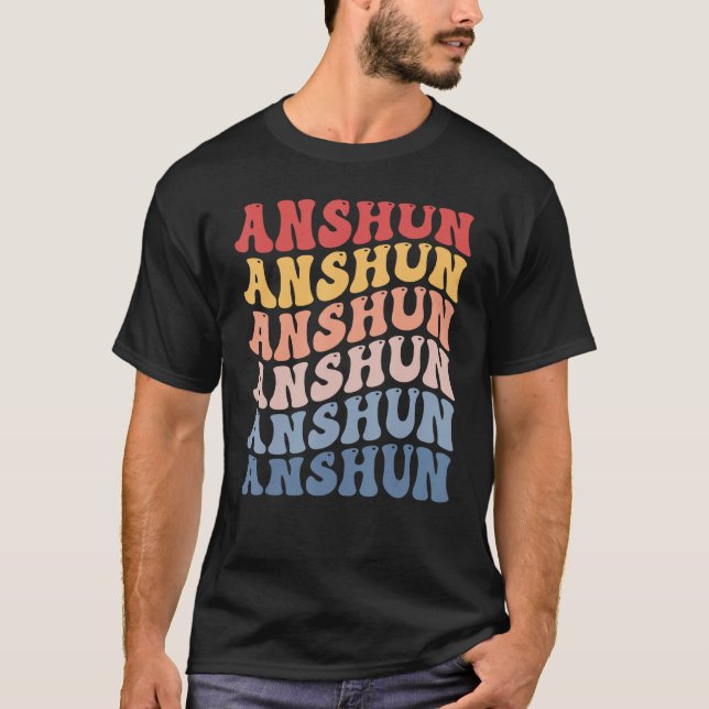 Anshun City Groovy Retro T-Shirt (Front)