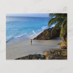 Ansi Victorin Beach, Fregate Island Postcard