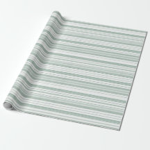 Anson Green Stripe Wrapping Paper