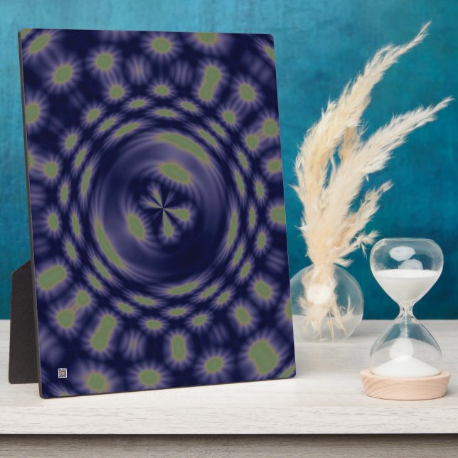 Anstract Art Fantasy Stars Plaque (Side)