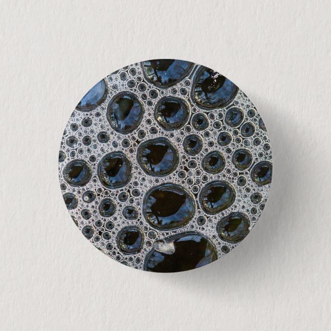 Anstract Bubble Pattern 3 Cm Round Badge (Front)