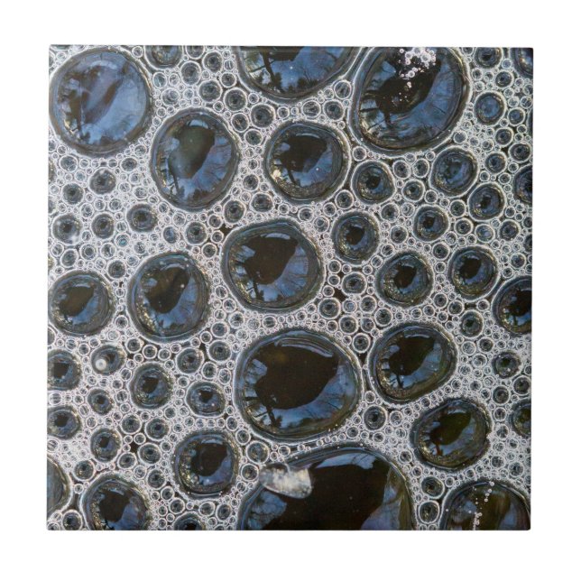 Anstract Bubble Pattern Ceramic Tile (Front)