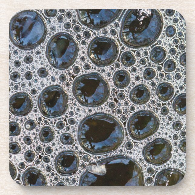 Anstract Bubble Pattern Coaster (Front)