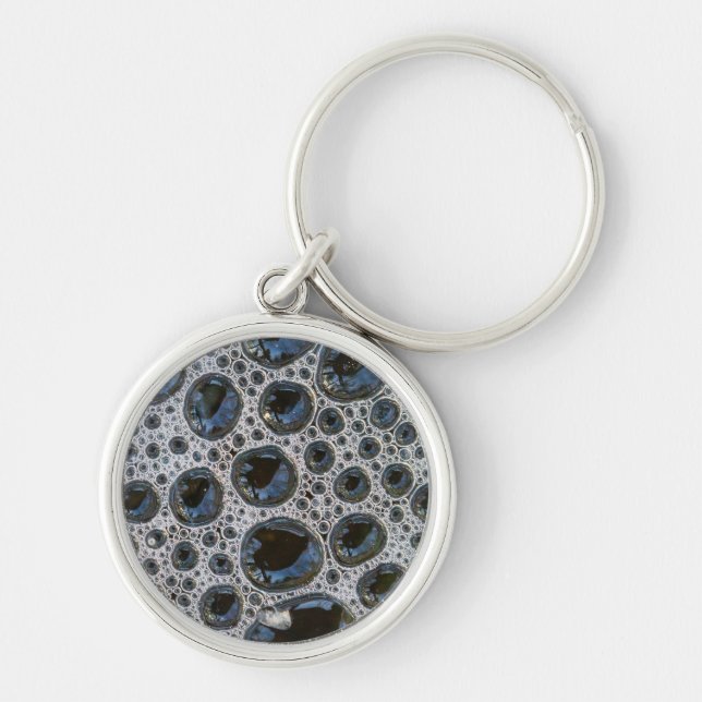 Anstract Bubble Pattern Key Ring (Front)