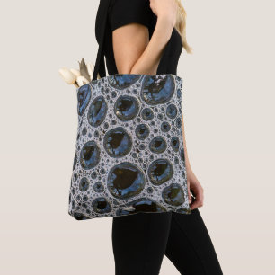 Anstract Bubble Pattern Tote Bag