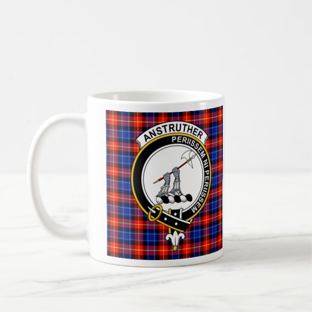 Anstruther Clan Badge Coffee Mug (Left)