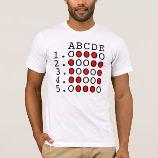 Answer Key Light Shirt