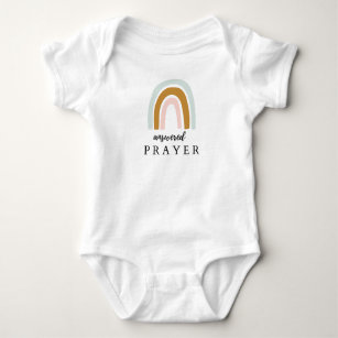 Answer prayer minimalist baby one-piece baby bodysuit