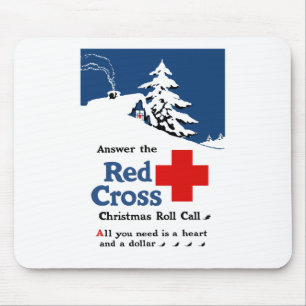Answer The Red Cross Christmas Roll Call Mouse Pad