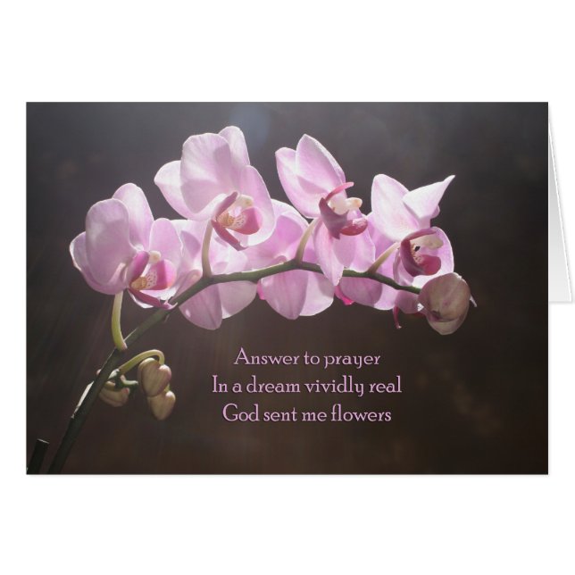 Answer To Prayer Card (Front Horizontal)