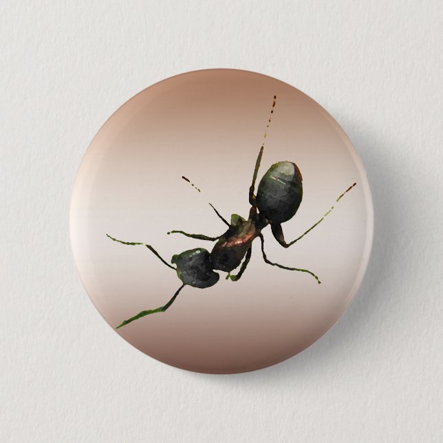Ant 6 Cm Round Badge (Front)