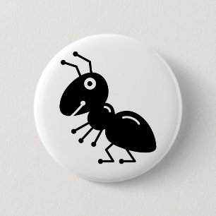 Ant 6 Cm Round Badge