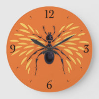 Ant Art Insect Lover Fiery Orange Entomology