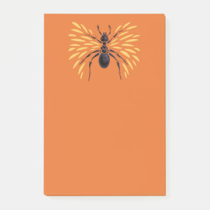Ant Art Insect Lover Orange Entomology Bugs Post-it Notes