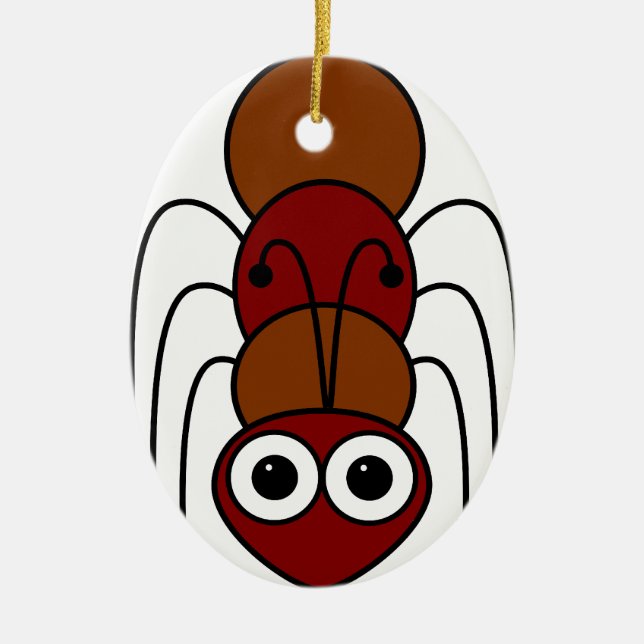 Ant Ceramic Tree Decoration (Front)