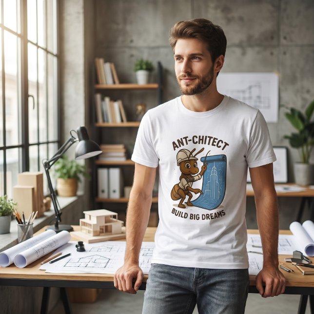 Ant-chitect T-Shirt – Funny Architect Ant Design (Creator Uploaded)