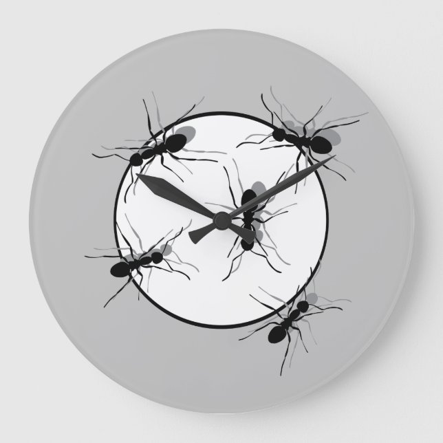 Ant Circle. Friendship Circle Large Clock (Front)