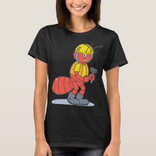 Ant Construction Worker Costume Contractor Laborer T-Shirt