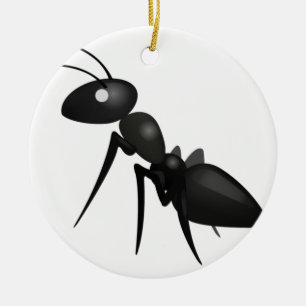 Ant - Emoji Ceramic Ornament