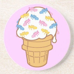 Ant Ice Cream Coaster