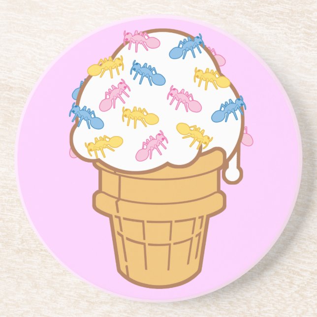 Ant Ice Cream Coaster (Front)