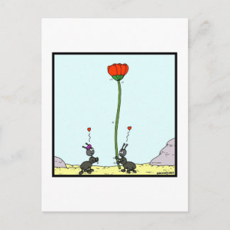 Ant in love: Ant cartoon Postcard