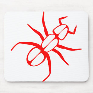 Ant Legs Antennae Red Mouse Pad