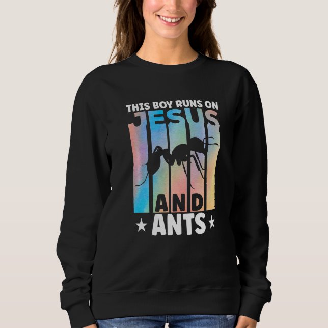 Ant Outfit for Ants Lovers Apparel for Boys Premiu Sweatshirt (Front)