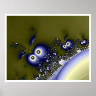 Ant Parade White Border Poster