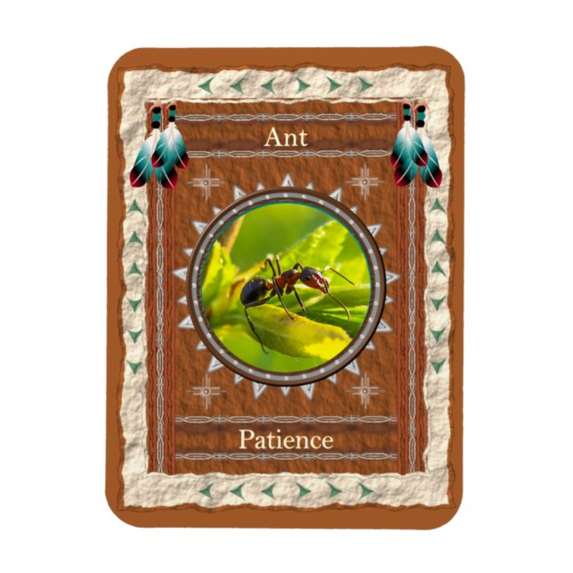 Ant Patience Energy  Magnet (Vertical)